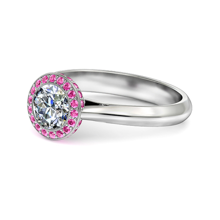 Pink Sapphire Engagement Ring Reece Witherspoon is such a girlygirl 